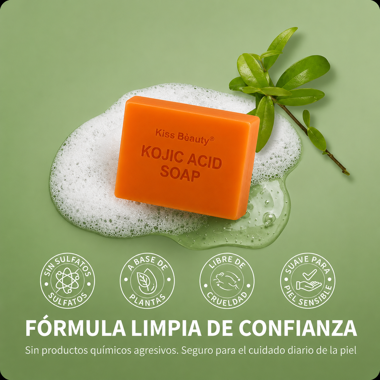 Jabón Antifúngico - Anti Tiña Inguinal - Formula natural para hongos en la piel