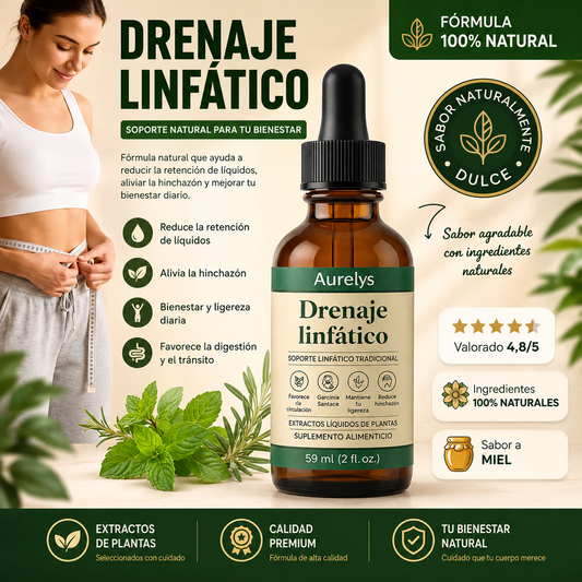 GOTAS DE BIENESTAR PARA DRENAJE LINFÁTICO