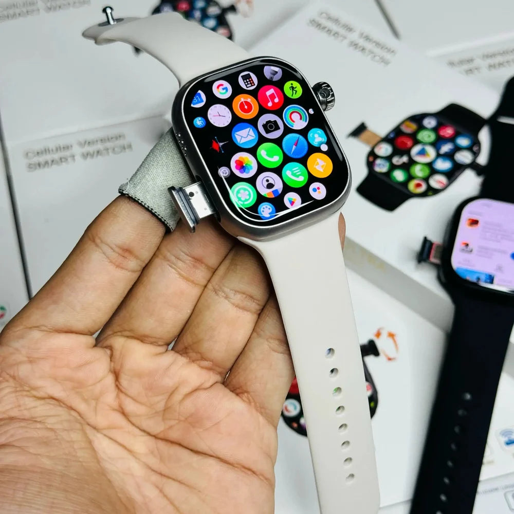Smartwatch CD20 con ranura SIM para llamadas independientes.